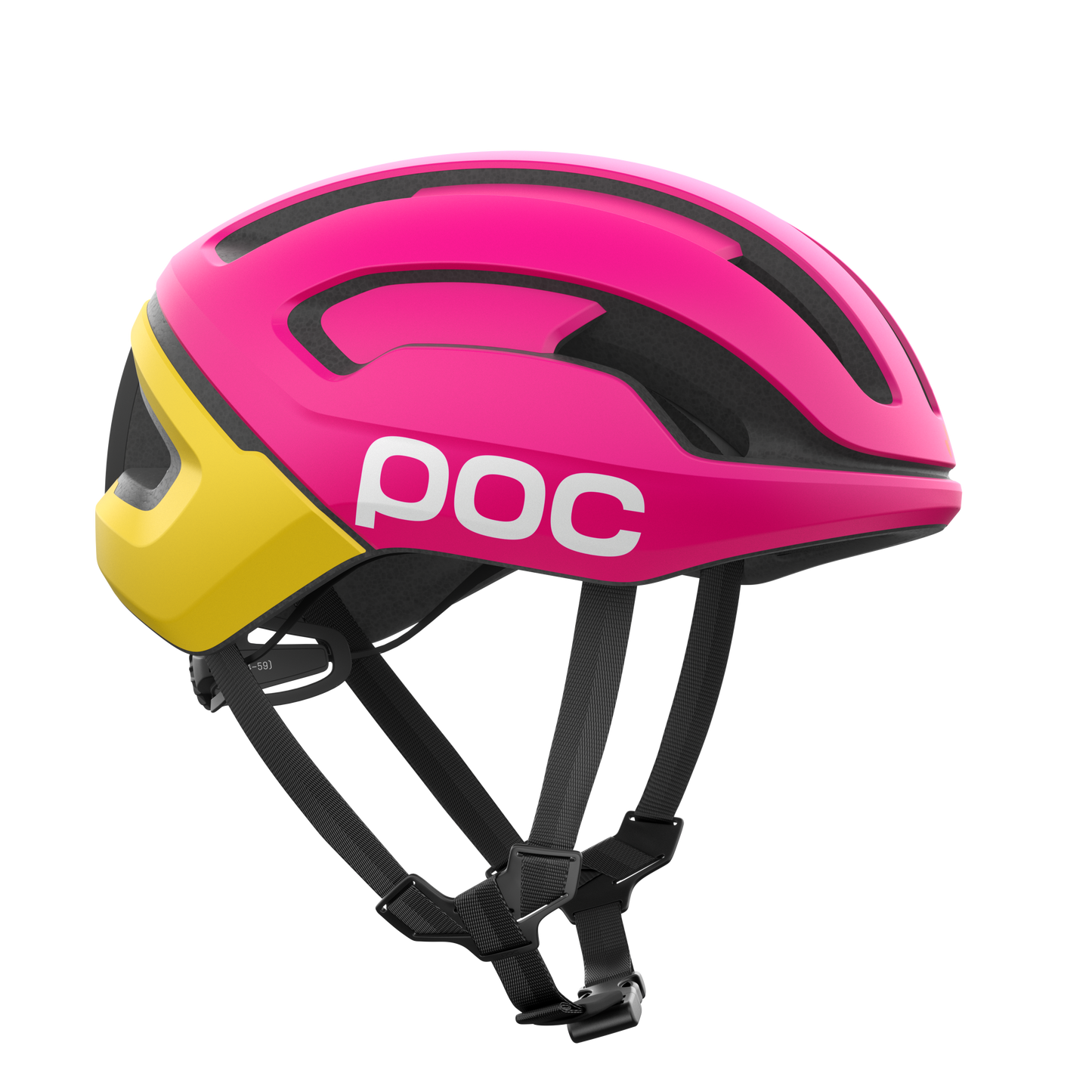 POC OMNE AIR MIPS Logo Road Hjälm Rosa/Gul