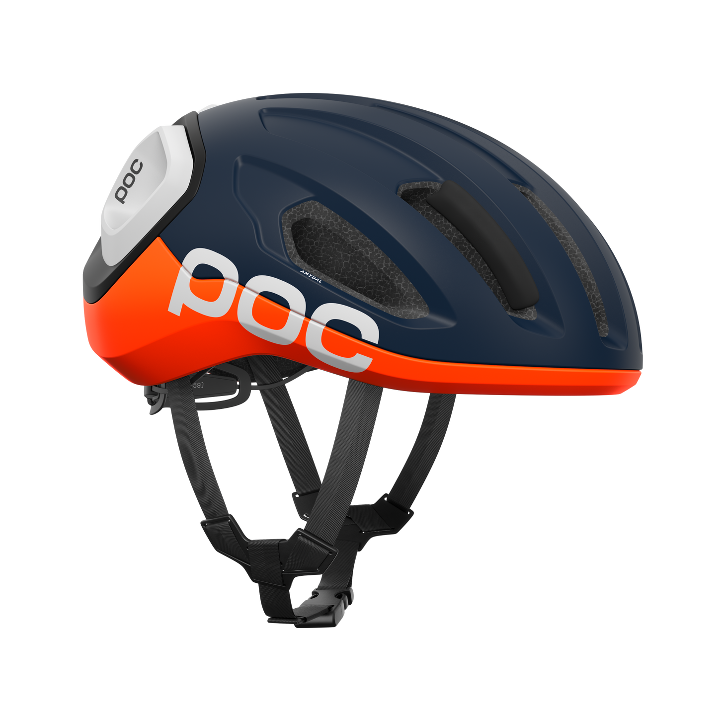 Landsvägshjälm POC AMIDAL Marinblå/Orange/Vit Matt