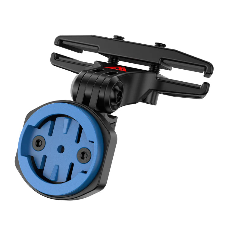 Radar support on KOM Cycling saddle rails