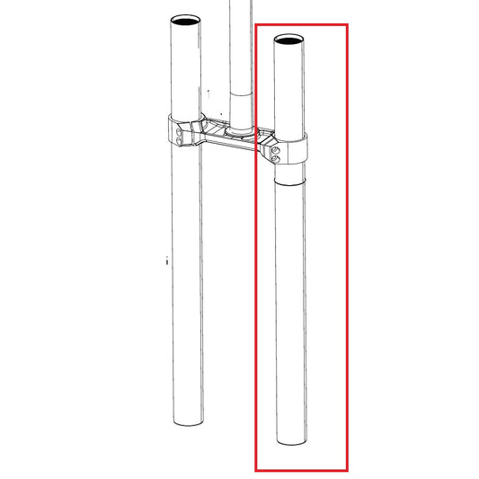 Vänster kolv för ROCKSHOX BOXXER D1-gaffel (2024+)