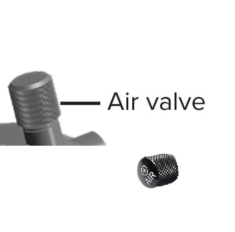 Valve cap ROCKSHOX SCHRADER AIR CAP