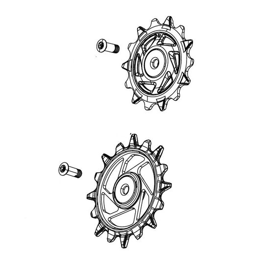 SRAM X0/GX T-TYPE EAGLE AXS / RIVAL XPLR E1 12 växlars bakväxelburar