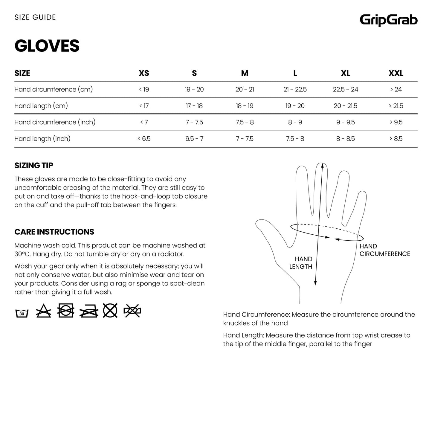 GRIPGRAB RIDE RC MAX Short Gloves Black