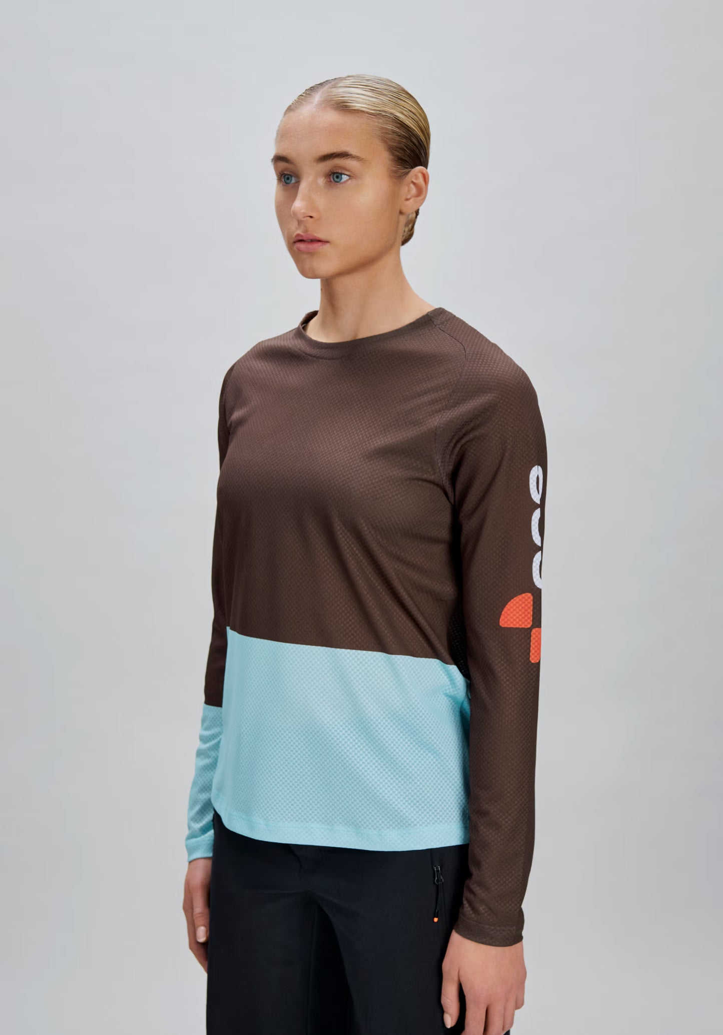 POC MOTION AIR Långärmad Jersey Brons/Blå Dam