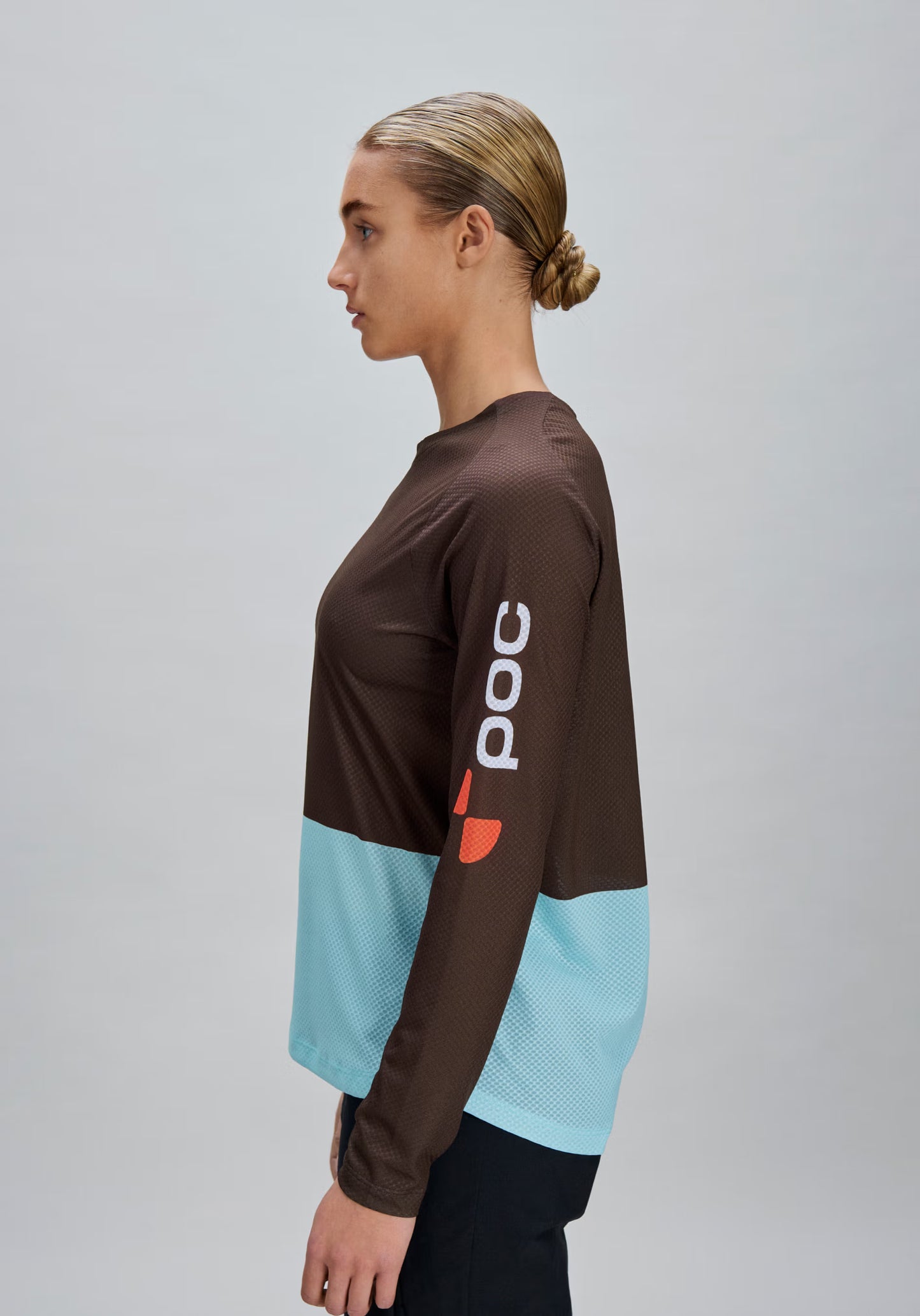 POC MOTION AIR Långärmad Jersey Brons/Blå Dam
