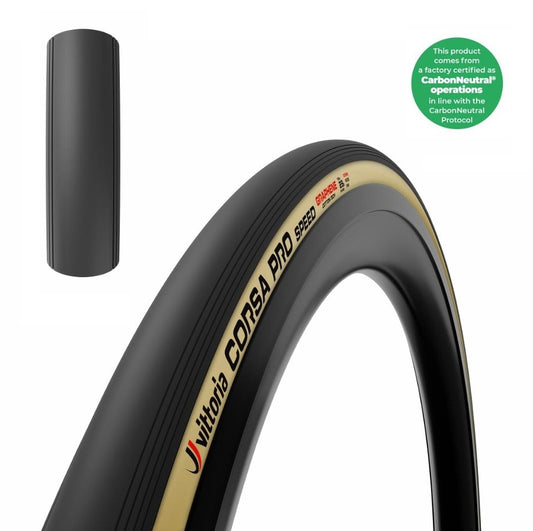 VITTORIA CORSA PRO SPEED WIDE Graphene G2.0 700c Tubeless Ready Soft Beige däck