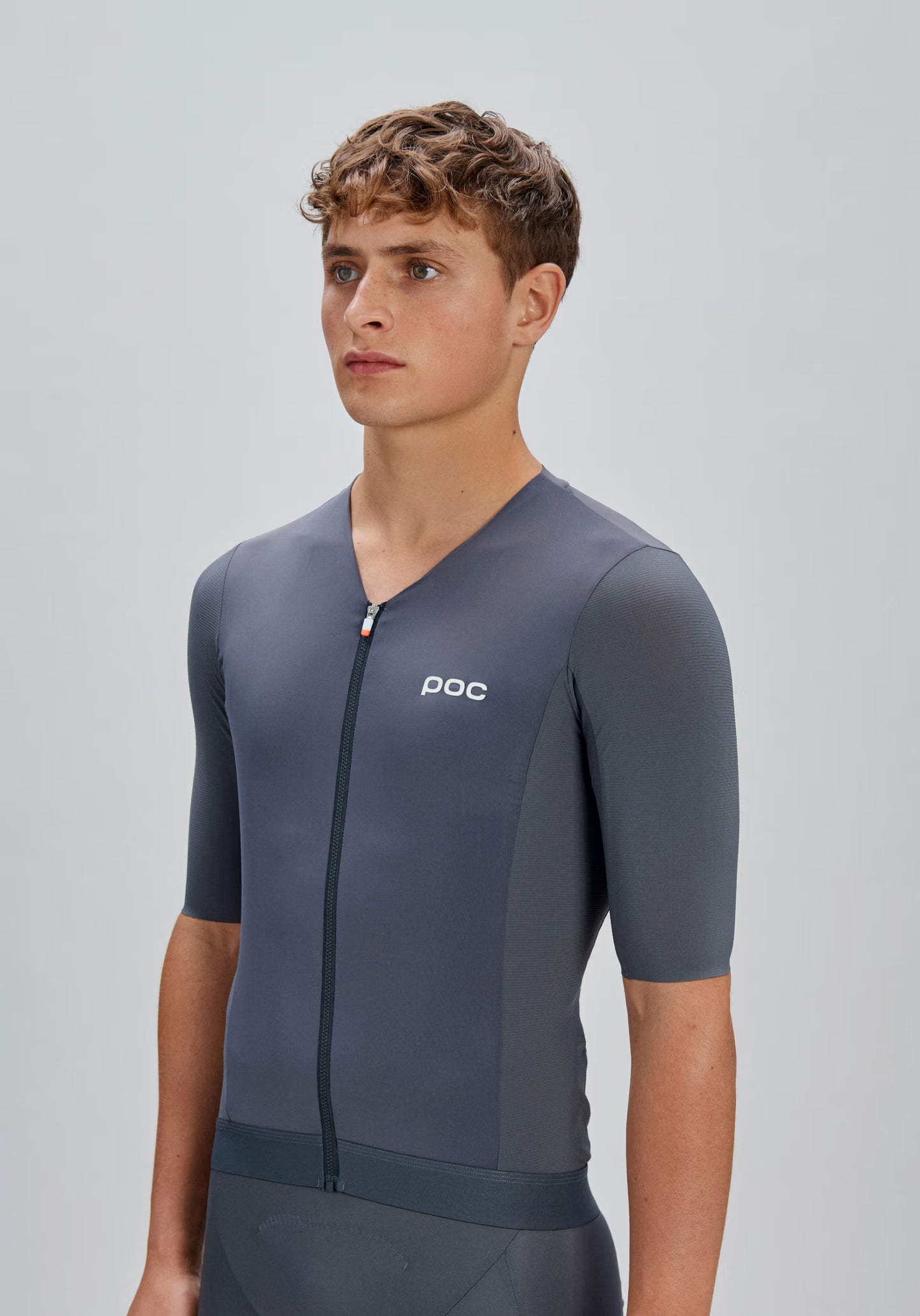 POC RACEDAY Kortärmad Jersey Grå