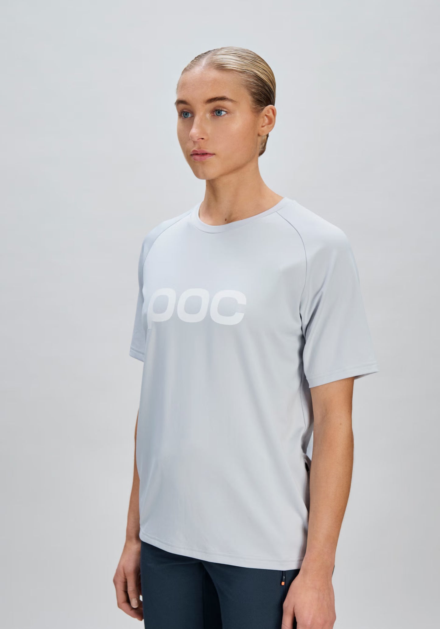 POC REFORM ENDURO Kortärmad Jersey Ljusgrå för damer