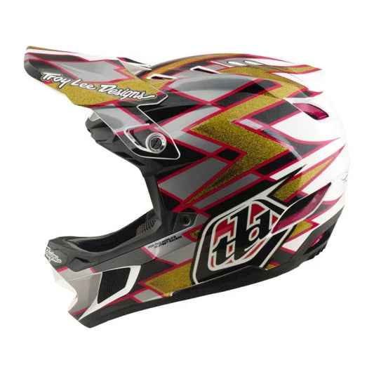 TROY LEE DESIGNS D4 COMPOSITE MIPS FLUSH-mountainbikehjälm Svart/Guld