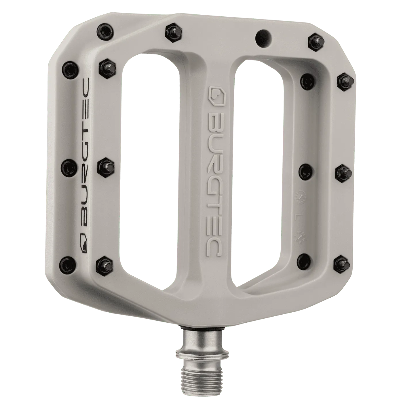 BURGTEC MK4 Composite Nase Grey plattpedaler