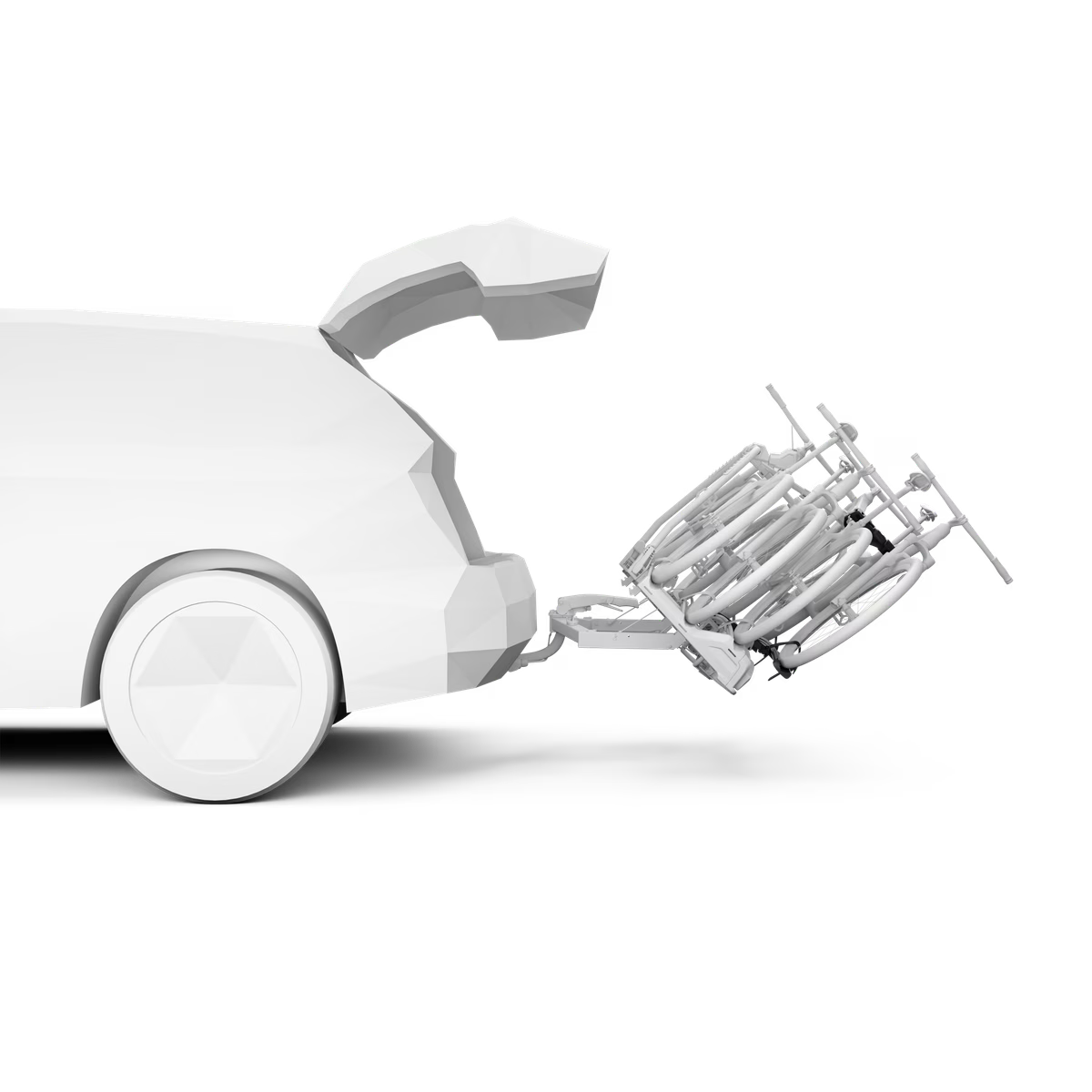 Bike adapter for THULE VELOSPACE 3 bike carrier