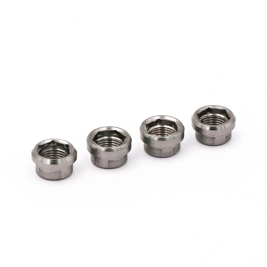 RENNEN Titanium Regular kedjedrevsskruvar och mutterhylsor (x4)