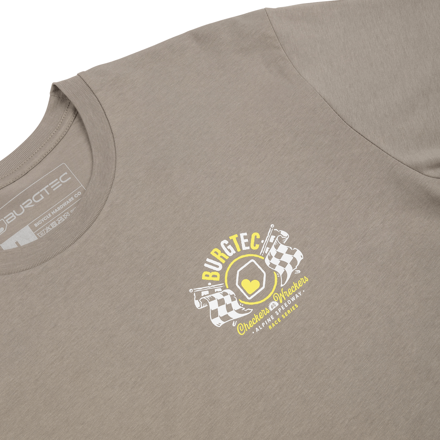 T-Shirt BURGTEC ALPINE SPEEDWAY Grå