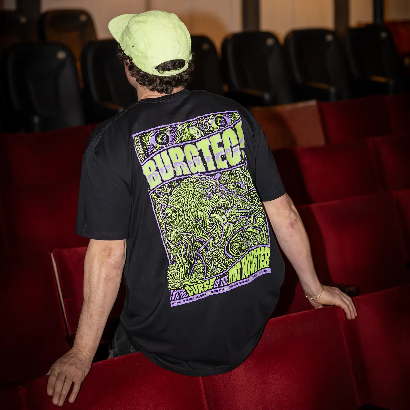 BURGTEC RUT MONSTER T-shirt, svart