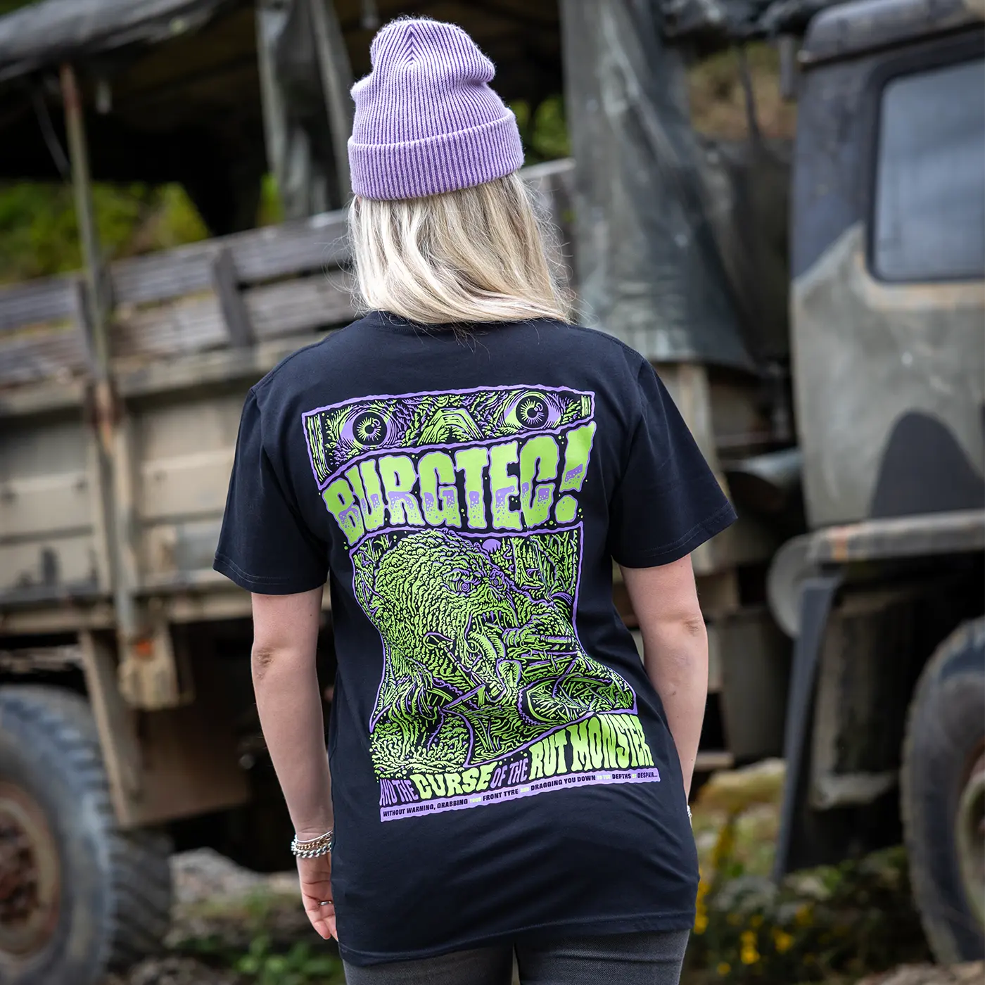 BURGTEC RUT MONSTER T-shirt, svart