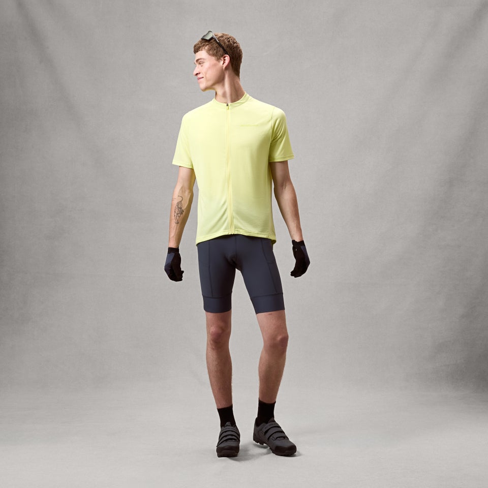 ENDURA LOOP ZIPPED Short Sleeve Oilseed Jersey