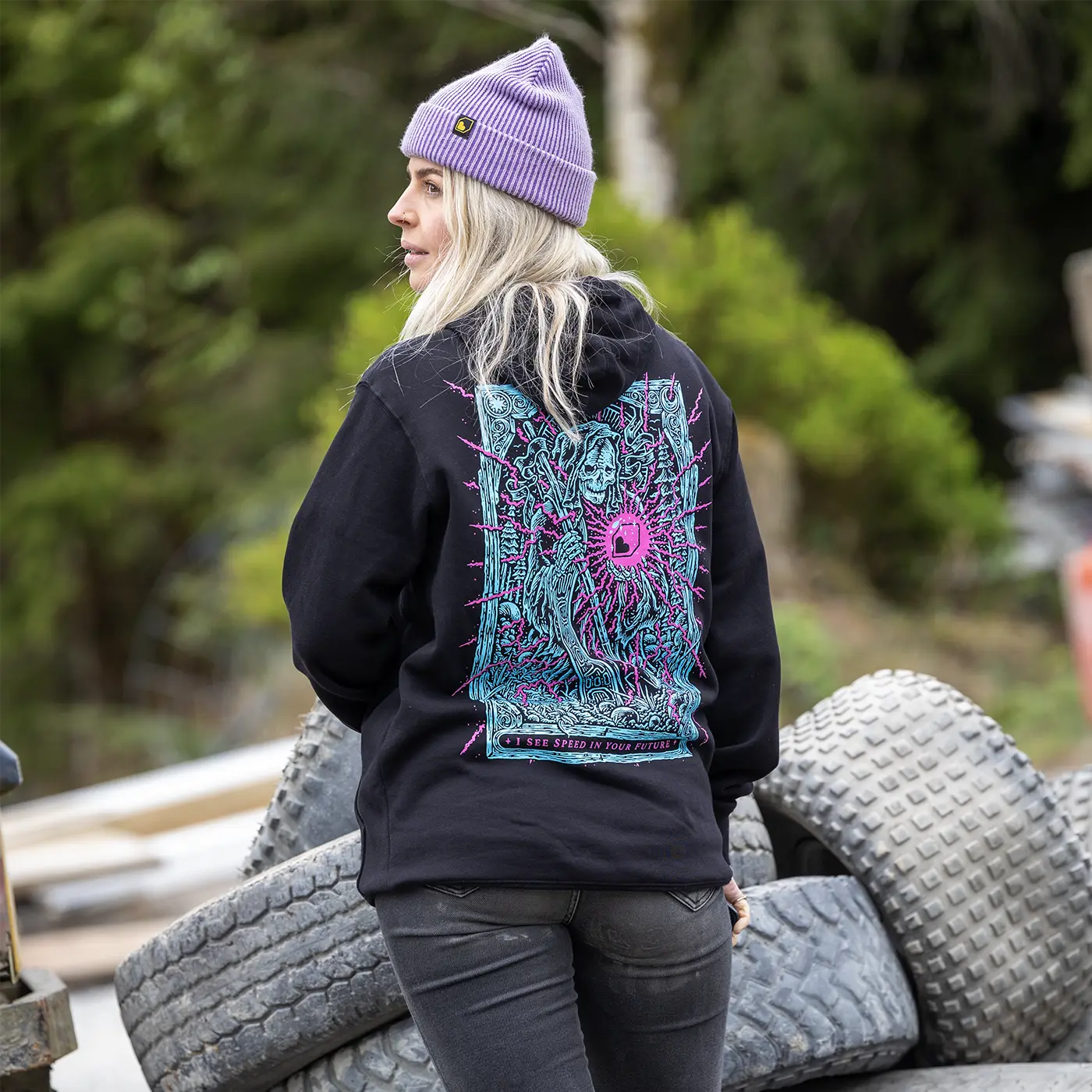 BURGTEC TARROT Black Hoodie