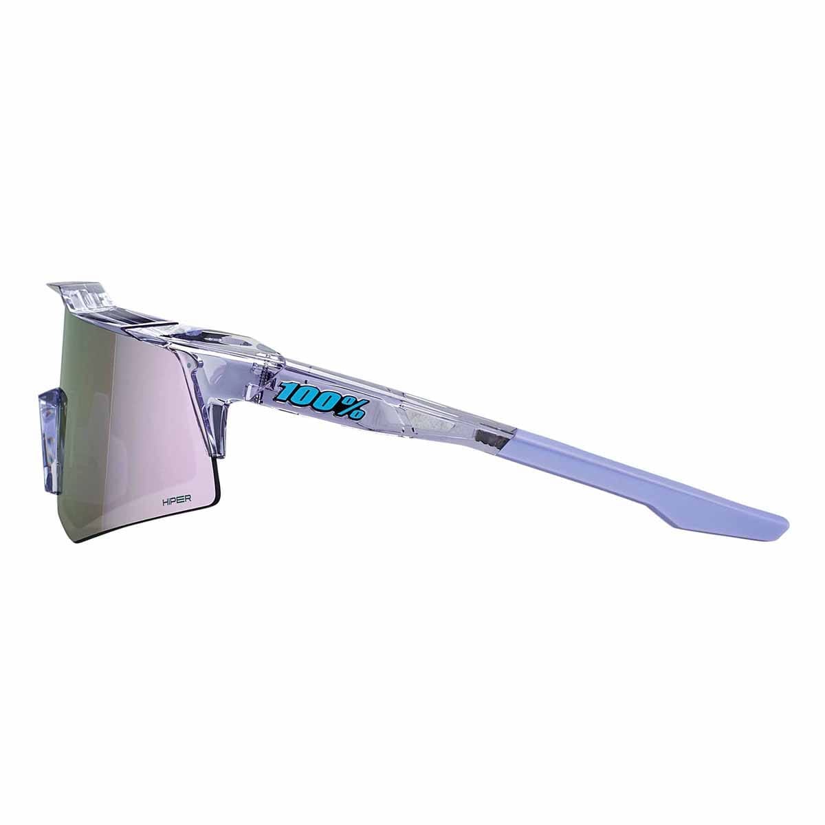 100% SPEEDCRAFT XS POLISHED Translucent Hiper Mirror Lavende Goggles