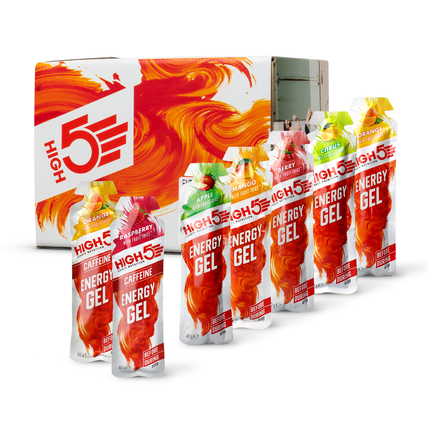 High5 ENERGY GEL Pack (20x23g) Blandade smaker