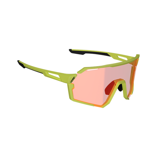 LEATT RIDEVIZ PRO SMALL Goggles Yellow Crystal Iriz Red Lens