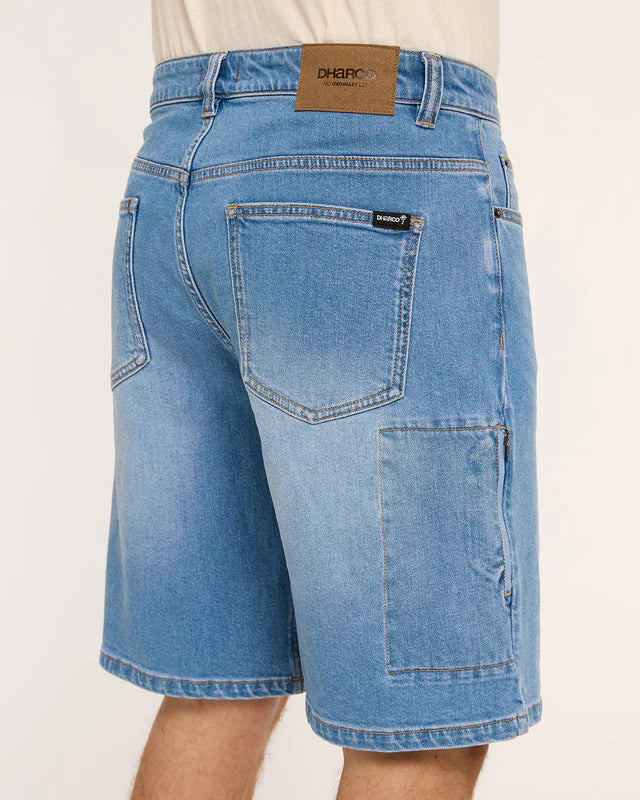 Shorts DHARCO JORT UNISEX COASTAL WASH Blå