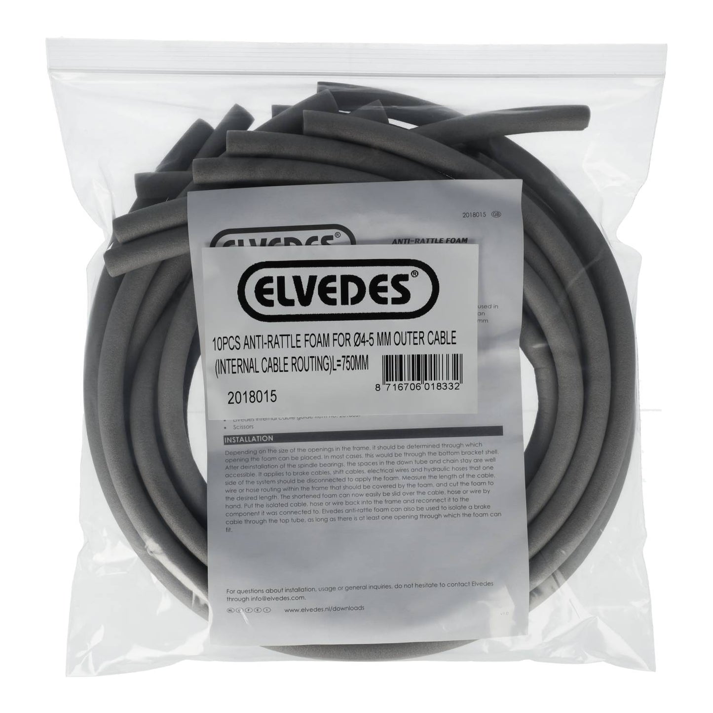 ELVEDES Internt bullerdämpande skum 10x750 mm