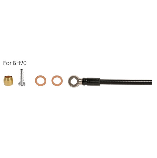 Sats Hydro Slangar 2m ELVEDES för SHIMANO SM-BH 90+banjo+parts