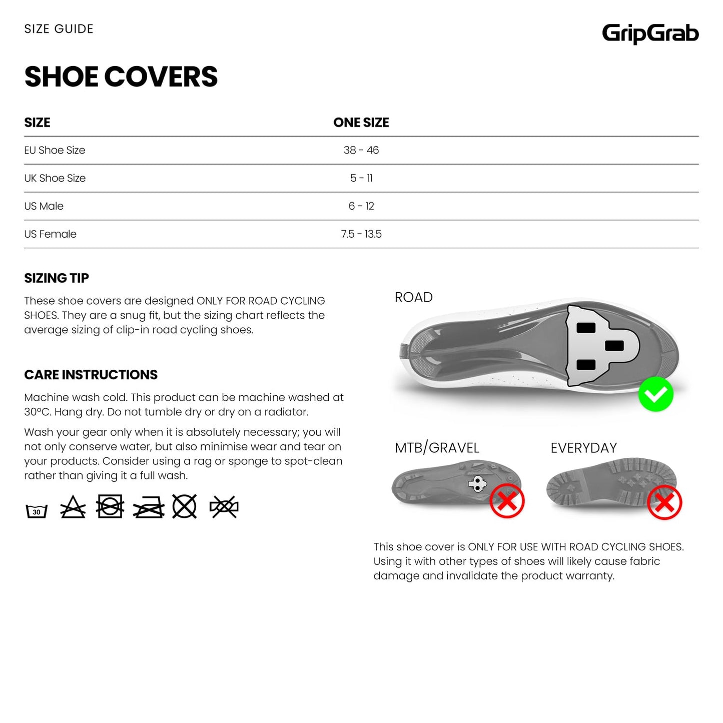 Skoöverdrag GRIPGRAB RACE AERO 2 Vit