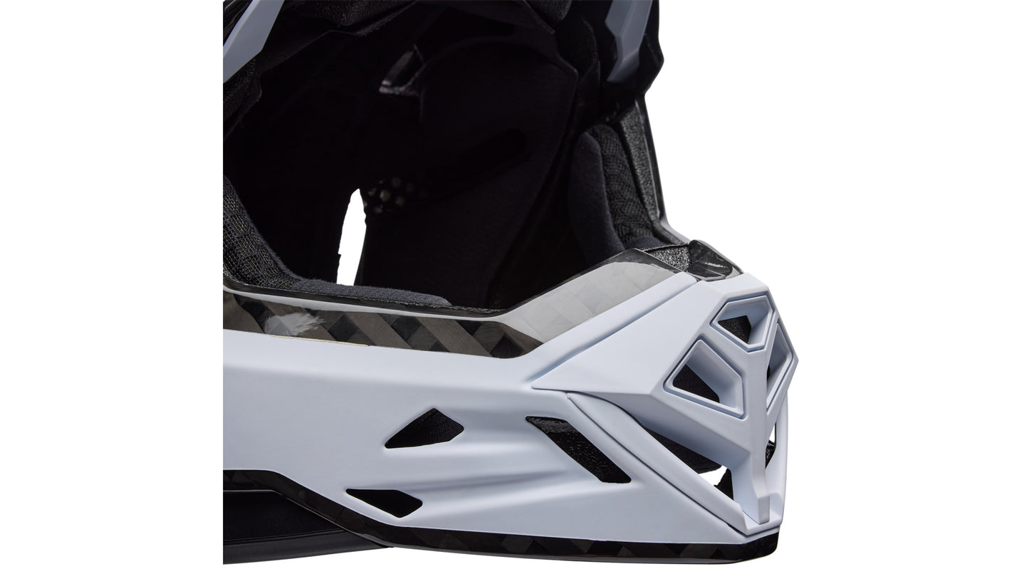 MTB-hjälm BELL FULL-10 SPHERICAL CARBON PEAK Vit