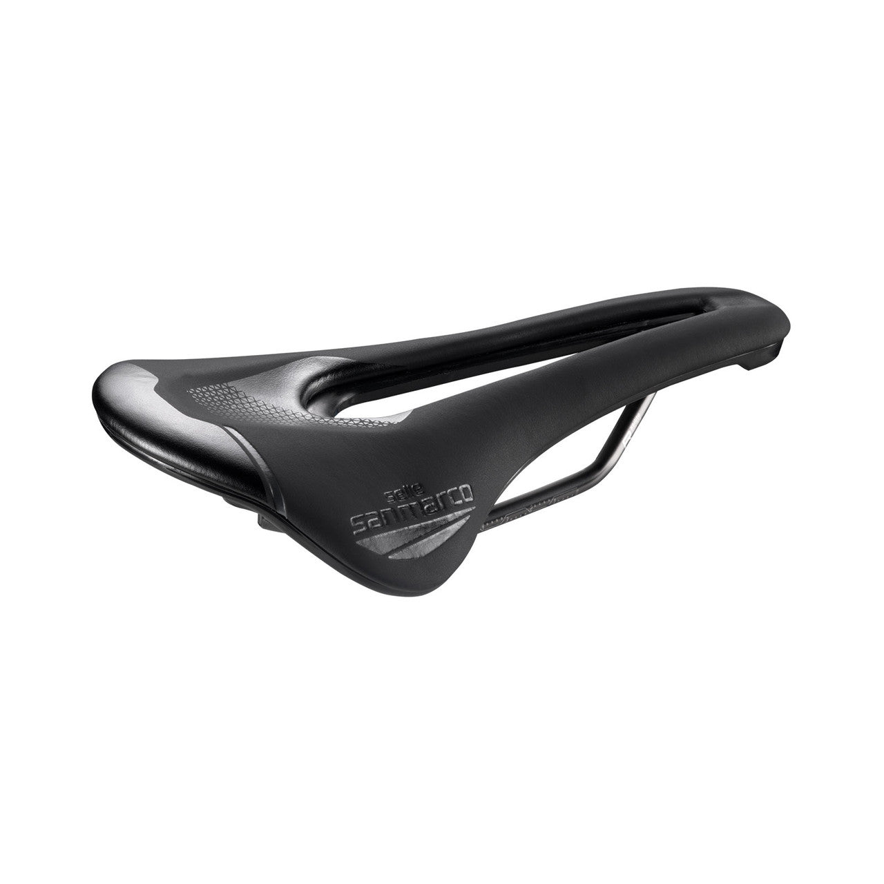 Sadel SAN MARCO SHORTFIT 2.0 OPEN-FIT RACING L3 Bredd 155 mm Stålskenor Xsilite