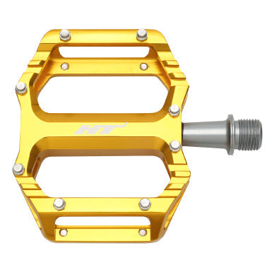 HT COMPONENTS AR09 Gold Flat-pedaler