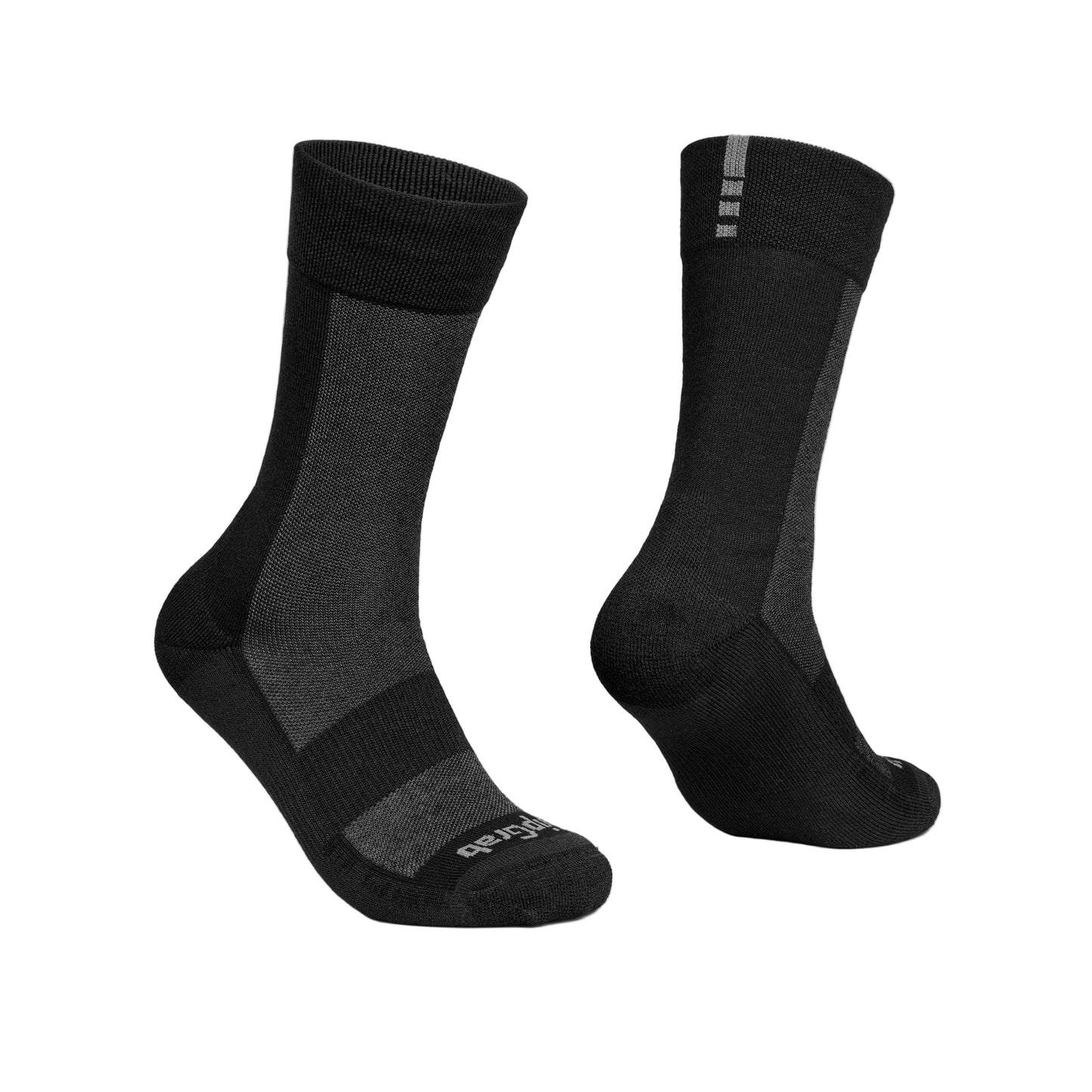 GRIPGRAB ALPINE MERINO HIGH Strumpor Svart