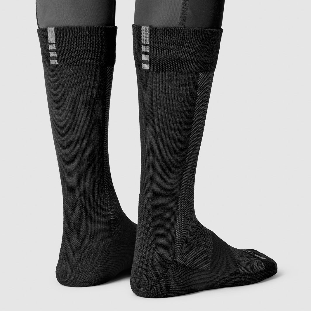 GRIPGRAB ALPINE MERINO HIGH Strumpor Svart