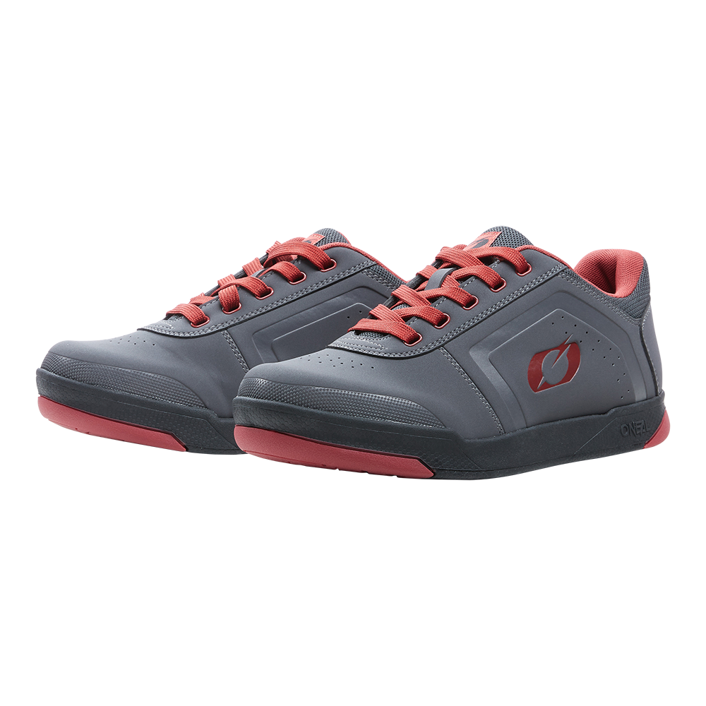 O'NEAL PINNED FLAT MTB Shoes Grey/Red