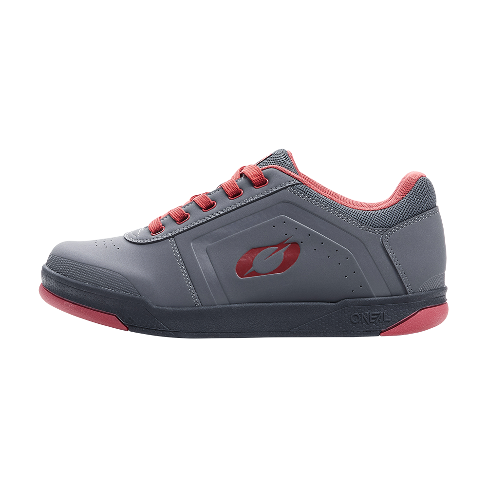 O'NEAL PINNED FLAT MTB Shoes Grey/Red