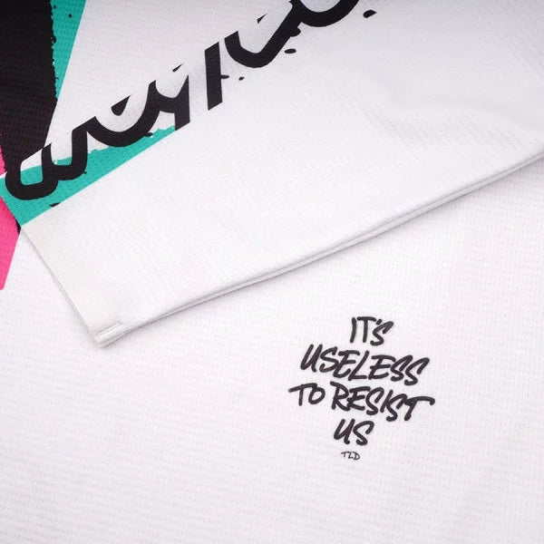 TROY LEE DESIGNS SPRINT FULL PULL Junior långärmad tröja vit