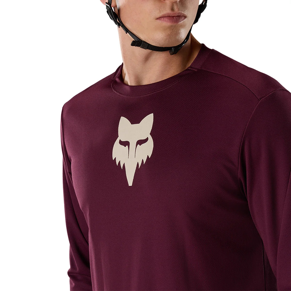 Tröja FOX RANGER FOX HEAD Långa ärmar Bordeaux 2026