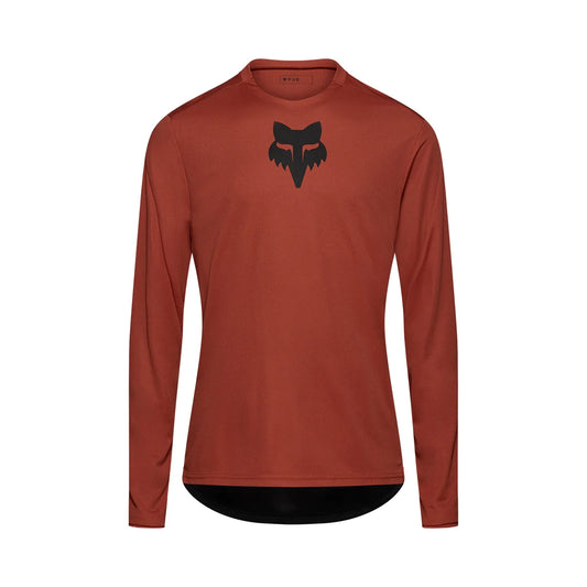 Tröja FOX RANGER FOX HEAD Långa Ärmar Brun