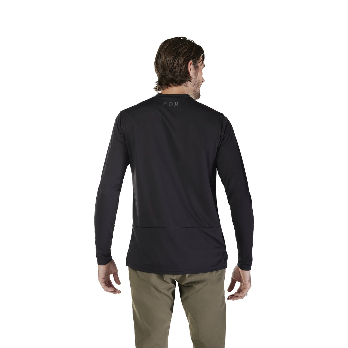 FOX RANGER HEAD Long Sleeve Jersey Black 2025