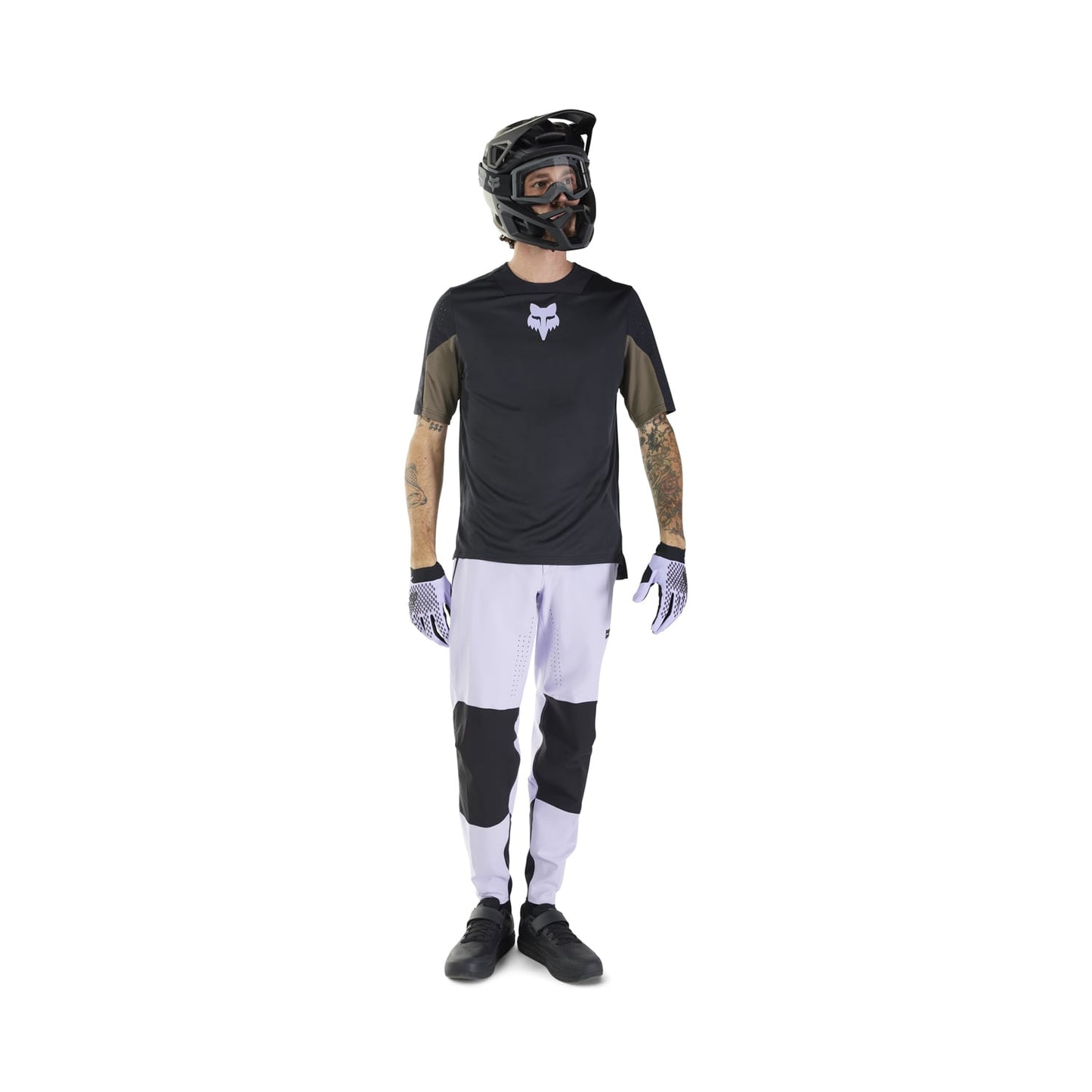 FOX DEFEND PARK Short Sleeve Jersey Black 2025