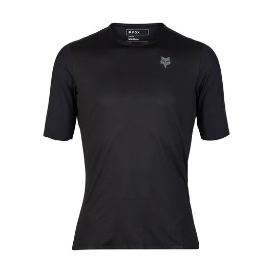 FOX FLEXAIR ASCENT Kortärmad Jersey Svart 2025