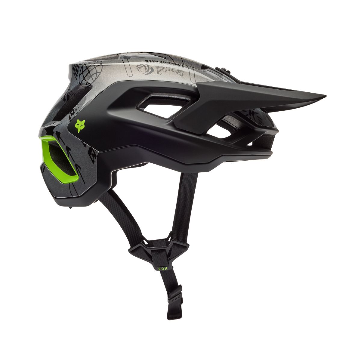 FOX SPEEDFRAME PRO LUNAR MTB Helmet Black/Grey - Special Edition