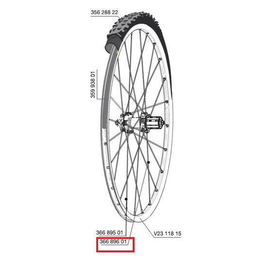 KIT 12 BAKRE EKRAR MAVIC CROSSROC/CROSSRIDE UST/CROSSMAX ELITE/XA ELITE 29" KSYRIUM UST D/AKSIUM NUST D 293MM
