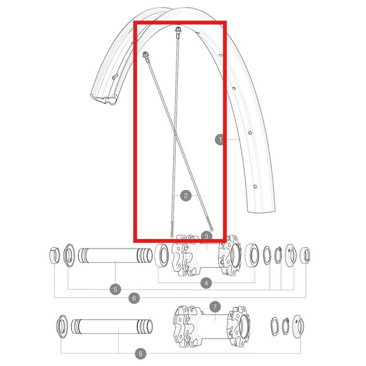 SATS MED 12 MAVIC CROSSONE/CROSSRIDE FTSX/CROSSMAX/XA 27,5" 276 MM BAKRE EKRAR
