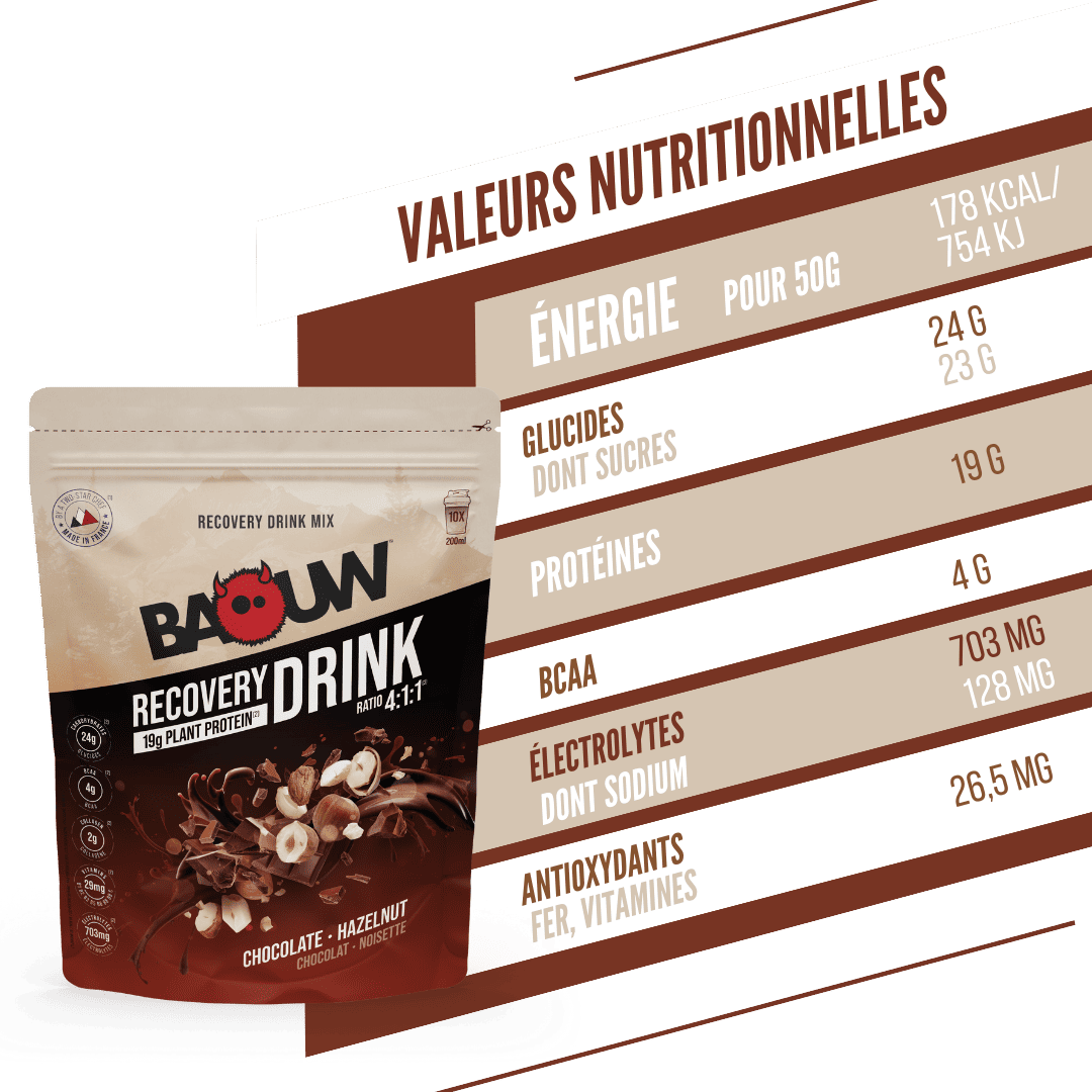 BAOUW RECOVERY Drink (500g) Choklad Hasselnöt