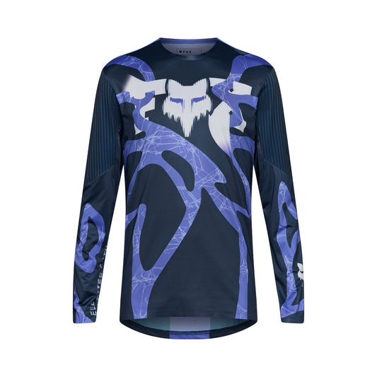 FOX FLEXAIR DIFFUSE SE Long Sleeve Violet Blueberry Jersey