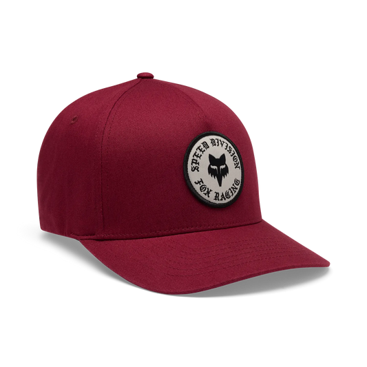FOX BADGE FLEXFIT keps Bordeaux Cabernet