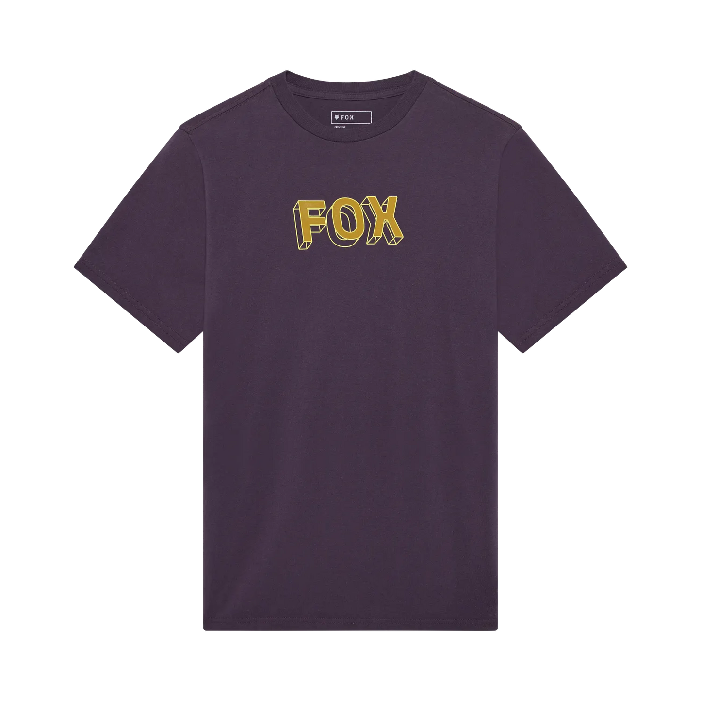 T-shirt FOX IMAGE PRINT 195 ORIGINAL Kortärmad Lila Plommon Perfekt
