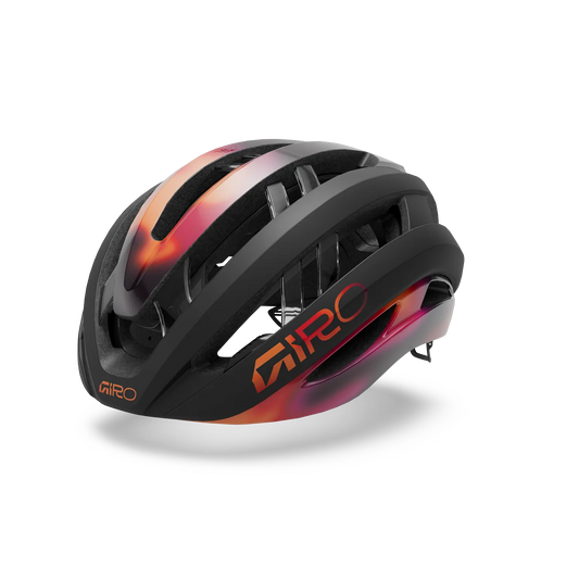 GIRO ARIES MIPS SPHERICAL landsvägshjälm svart/orange