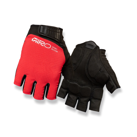 Korta Handskar GIRO BRAVO II Gel Röd